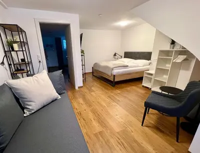 Ein Bett oder Betten in einem Zimmer der Unterkunft Steinerberg Appartement