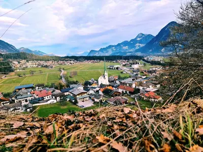 Naturlandschaft in der Nähe des Bauernhofs