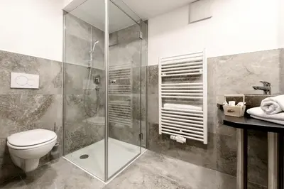 Ein Badezimmer in der Unterkunft Berghotel Gerlosstein
