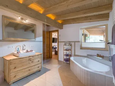 Ein Badezimmer in der Unterkunft Ferienhaus Paula
