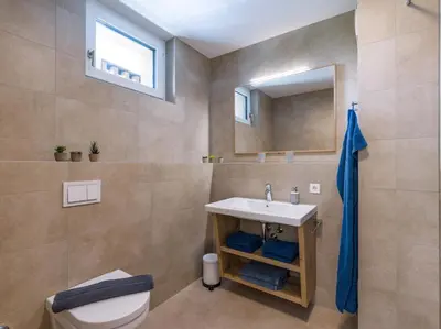 Ein Badezimmer in der Unterkunft Appartment am Sonnberg