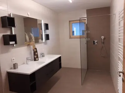 Ein Badezimmer in der Unterkunft Apart Alexandra