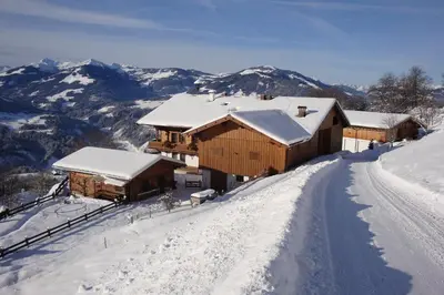 Appartement Oberschernthann im Winter