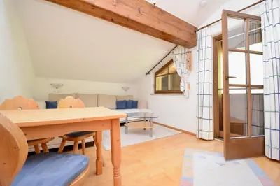 Küche/Küchenzeile in der Unterkunft Appartement Oberschernthann