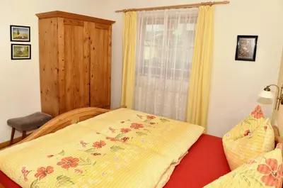 Ein Bett oder Betten in einem Zimmer der Unterkunft Haus Savoy - Appartement 1
