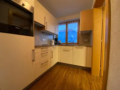 Küche/Küchenzeile in der Unterkunft Ferienhaus Oberhuben
