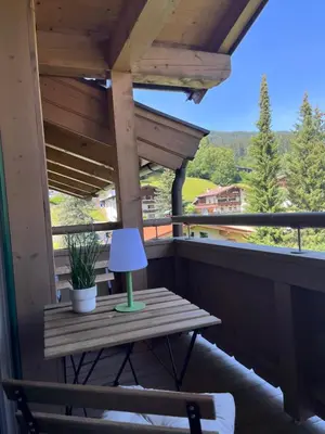 Ein Balkon oder eine Terrasse in der Unterkunft Penthouse Brixen