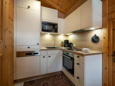 Küche/Küchenzeile in der Unterkunft Ferienwohnung Scheffau