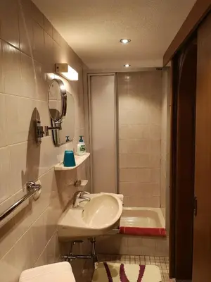 Ein Badezimmer in der Unterkunft Gästehaus Luxner