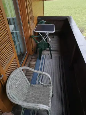 Ein Balkon oder eine Terrasse in der Unterkunft Gästehaus Luxner