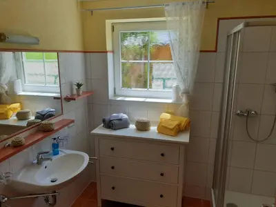 Ein Badezimmer in der Unterkunft Apart La Vita