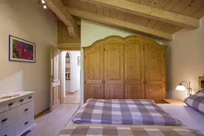 Ein Bett oder Betten in einem Zimmer der Unterkunft Chalet Grizzly