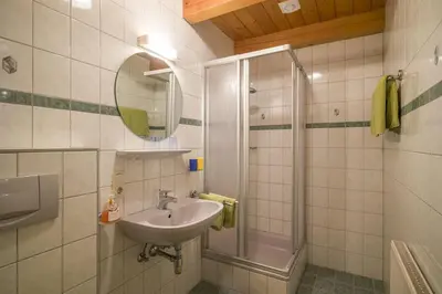 Ein Badezimmer in der Unterkunft Zasserlhof Familie Bamberger