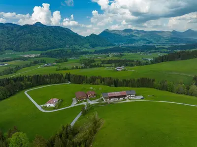 Naturlandschaft in der Nähe des Bauernhofs