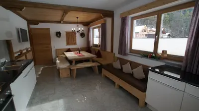 Küche/Küchenzeile in der Unterkunft Appartement Sonnenschein