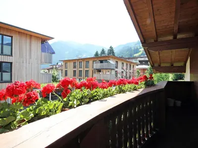 Ein allgemeiner Bergblick oder ein Berglick von der Ferienwohnung aus