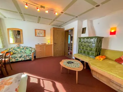 Ein Sitzbereich in der Unterkunft Apartment Karwendel by Interhome
