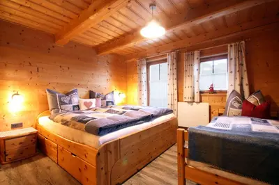 Ein Bett oder Betten in einem Zimmer der Unterkunft Almliesl BRAM-618