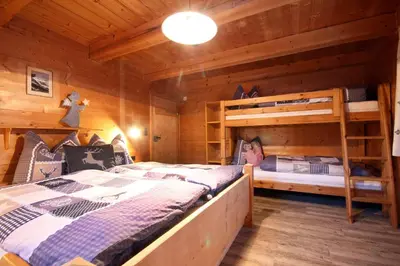 Ein Bett oder Betten in einem Zimmer der Unterkunft Almliesl BRAM-618