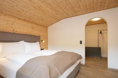 Ein Bett oder Betten in einem Zimmer der Unterkunft Hofers Herzstück