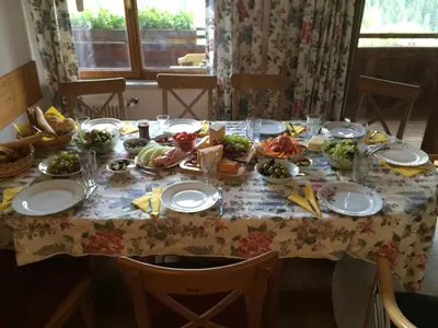 Essen in der Ferienwohnung oder in der Nähe
