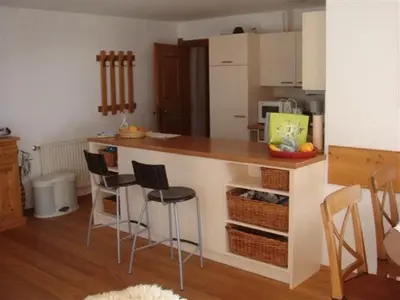 Küche/Küchenzeile in der Unterkunft Ferienwohnung Maria im Landhaus Christina