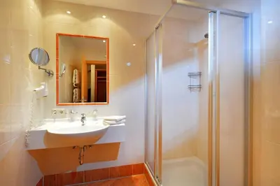 Ein Badezimmer in der Unterkunft Appartements Holiday