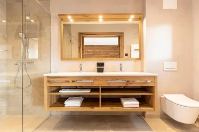 Ein Badezimmer in der Unterkunft Bichlhof Going