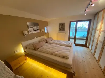 Ein Bett oder Betten in einem Zimmer der Unterkunft Apart Linde