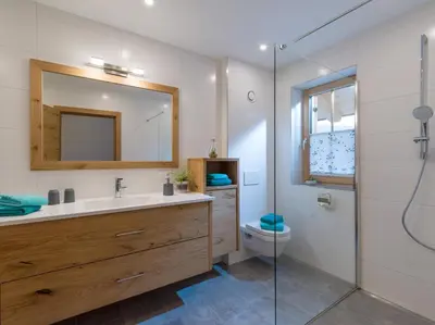 Ein Badezimmer in der Unterkunft Bergappartements Reithammer - Ellmau