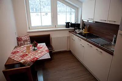 Küche/Küchenzeile in der Unterkunft Villa Sepp