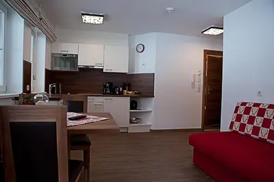 Küche/Küchenzeile in der Unterkunft Villa Sepp