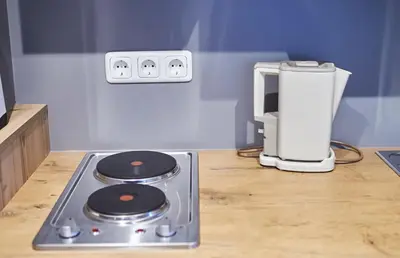 Kaffee-/Teezubehör in der Unterkunft Appartement zum Turm Top 4