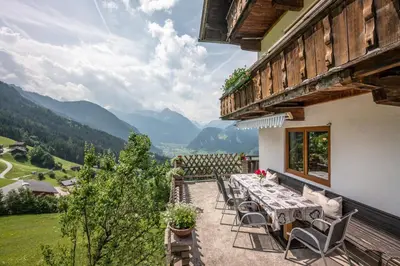 Naturlandschaft in der Nähe des Chalets