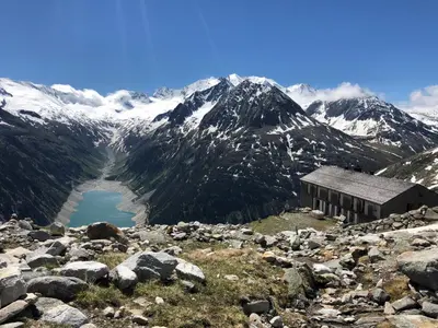 Naturlandschaft in der Nähe des Chalets