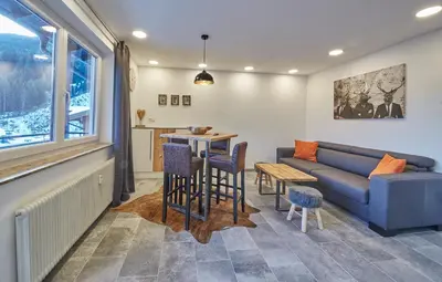 Ein Sitzbereich in der Unterkunft Apartment Center
