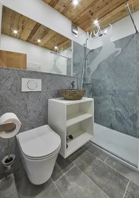 Ein Badezimmer in der Unterkunft Apartment Center