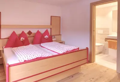 Ein Bett oder Betten in einem Zimmer der Unterkunft Pension Aloisia