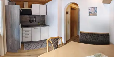 Küche/Küchenzeile in der Unterkunft Gästehaus Midi