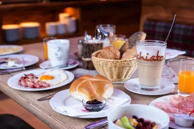 Essen im Bed & Breakfast oder in der Nähe