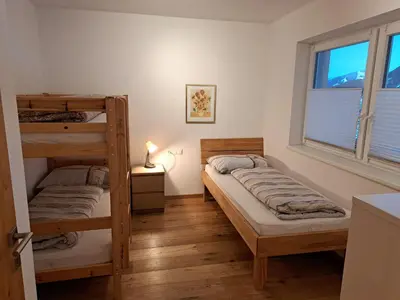 Ein Bett oder Betten in einem Zimmer der Unterkunft Ferienwohnung Sole