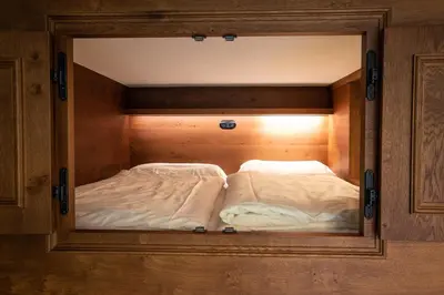 Ein Bett oder Betten in einem Zimmer der Unterkunft Haus Wiesberger Apartment TOP25 Südseite