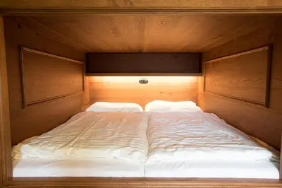 Ein Bett oder Betten in einem Zimmer der Unterkunft Haus Wiesberger Apartment TOP25 Südseite