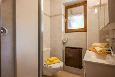 Ein Badezimmer in der Unterkunft Gästehaus Gisela