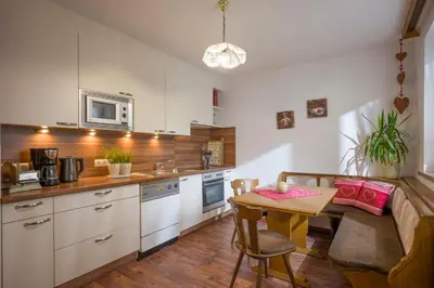 Küche/Küchenzeile in der Unterkunft Gästehaus Gisela