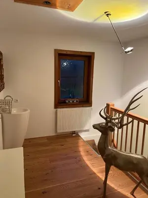 Ein Sitzbereich in der Unterkunft Residence Cosy