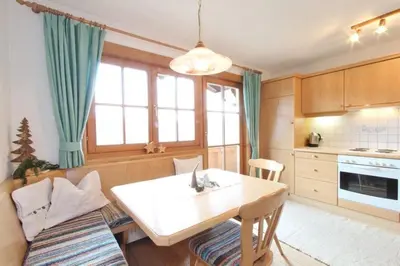 Küche/Küchenzeile in der Unterkunft Ferienwohnung Örgenhof