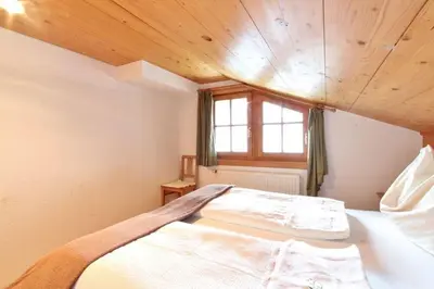 Ein Bett oder Betten in einem Zimmer der Unterkunft Ferienwohnung Örgenhof