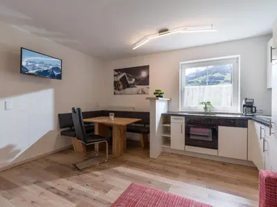 Küche/Küchenzeile in der Unterkunft ZillertalAppartements Günter