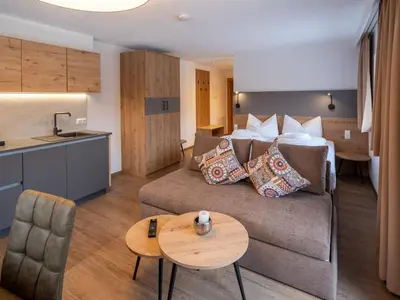 Ein Bett oder Betten in einem Zimmer der Unterkunft Haus Kathi